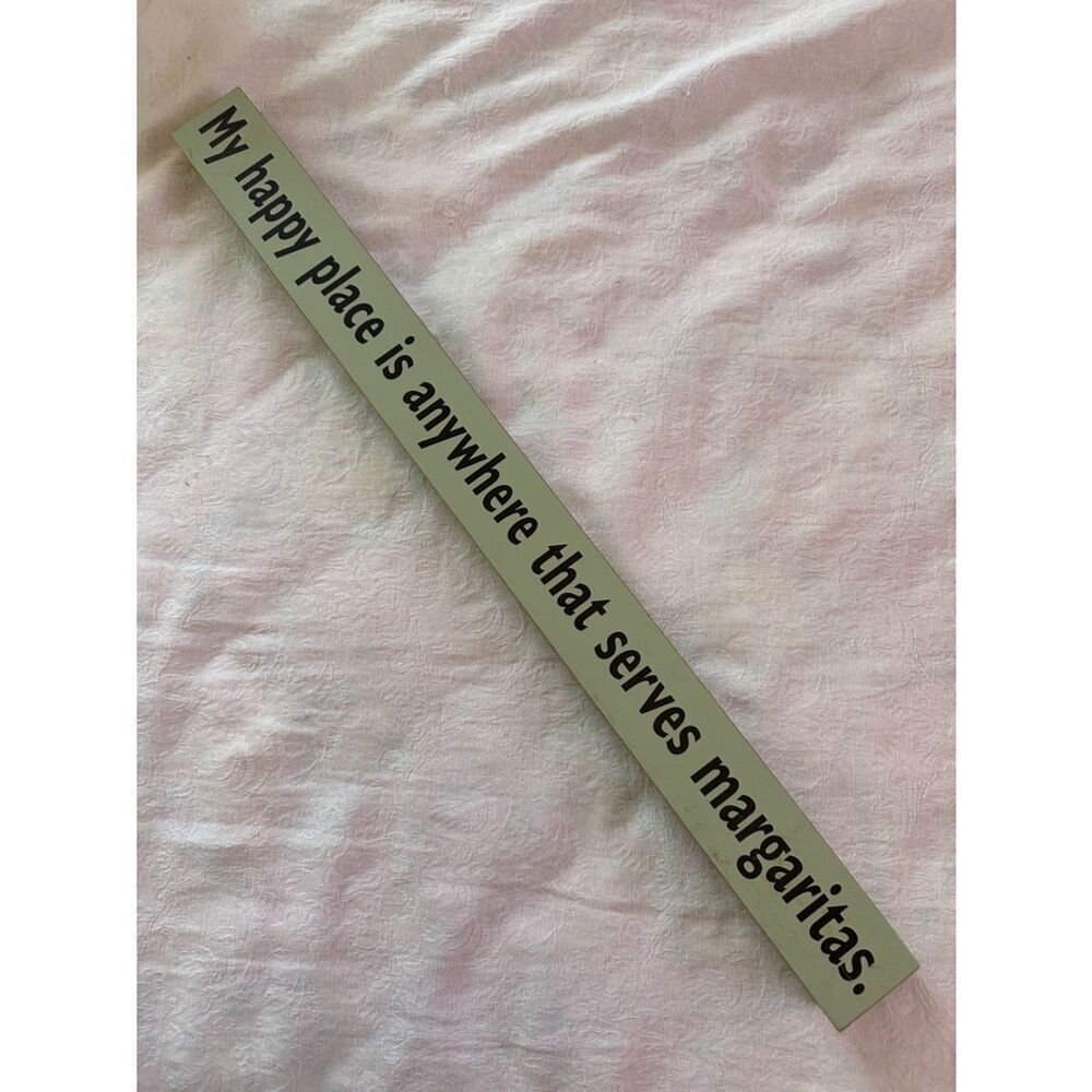 Hallmark Margarita’s Decorative Sign in Light Sage with Black Logo